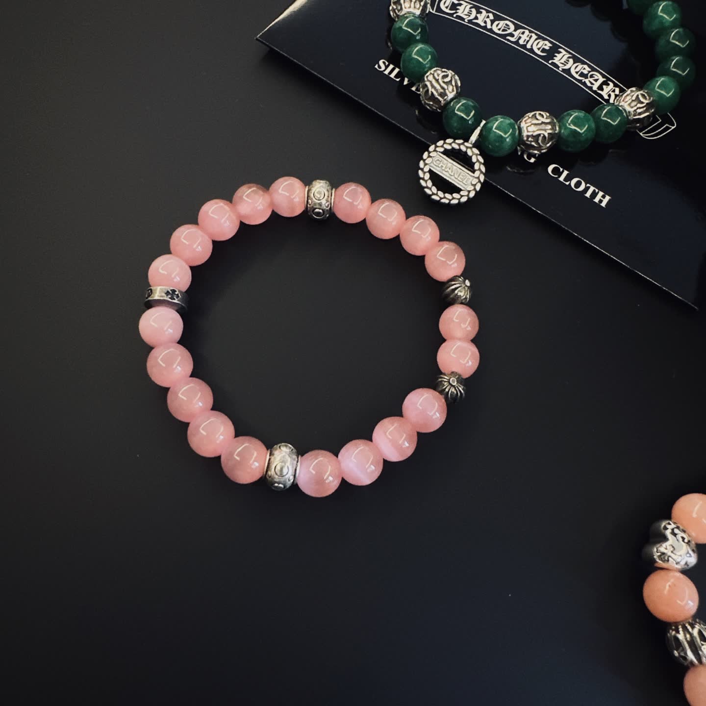 Chrome Hearts Beaded Bracelet Set